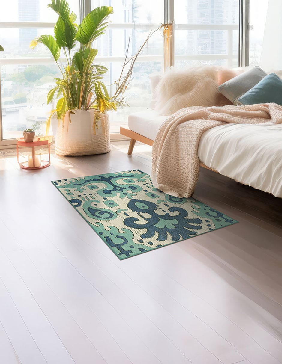 Tapete Decorativo Lavable Ocre Ikat