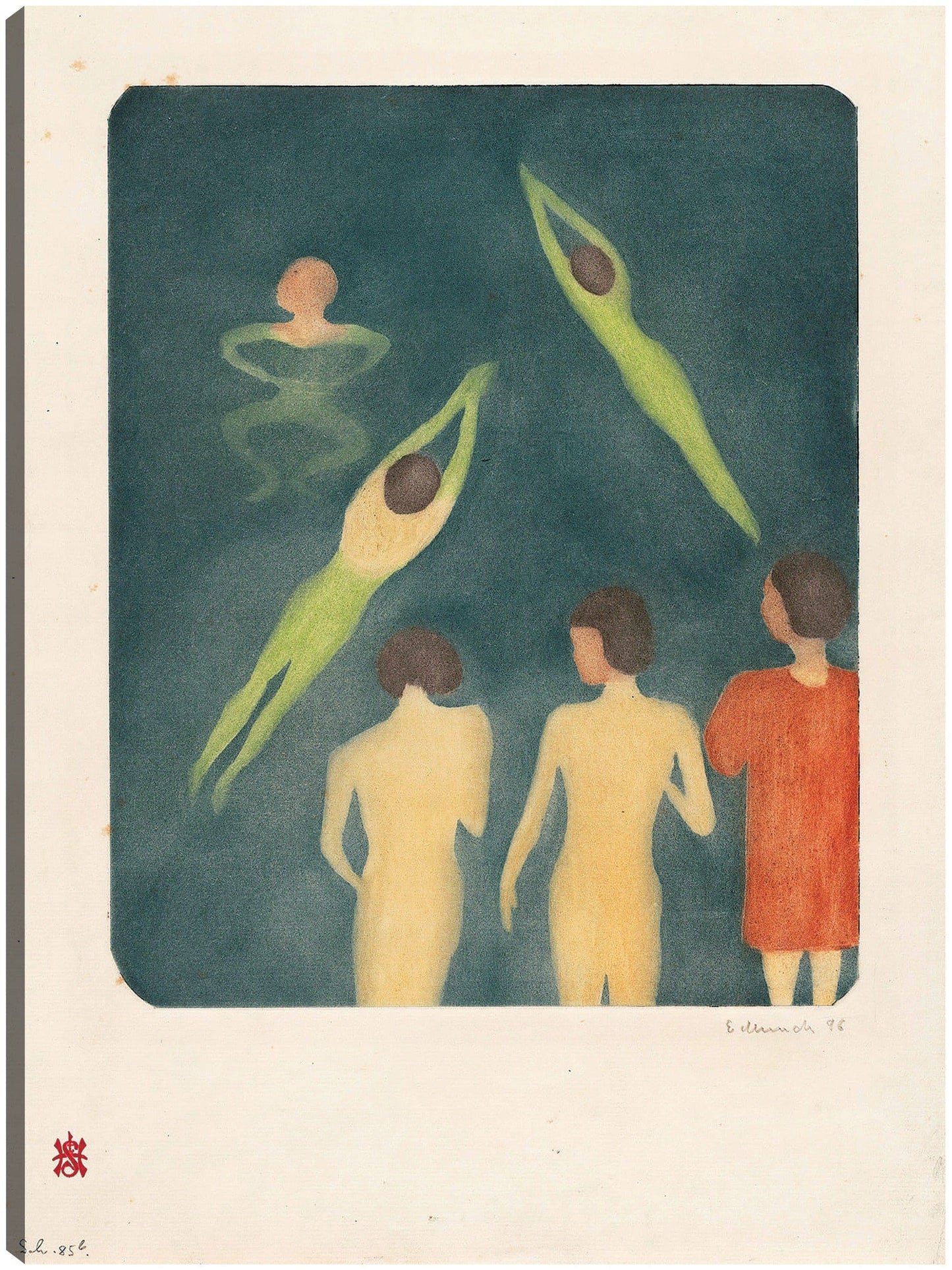 Niños bañándose (1896) - Edvard Munch