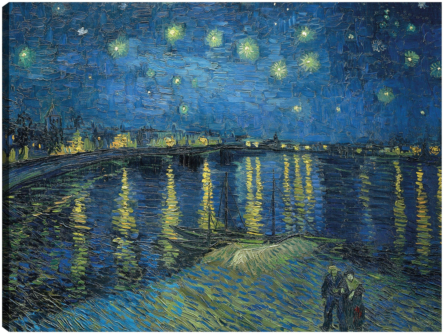 Noche estrellada sobre el Ródano (1888) - Vincent van Gogh