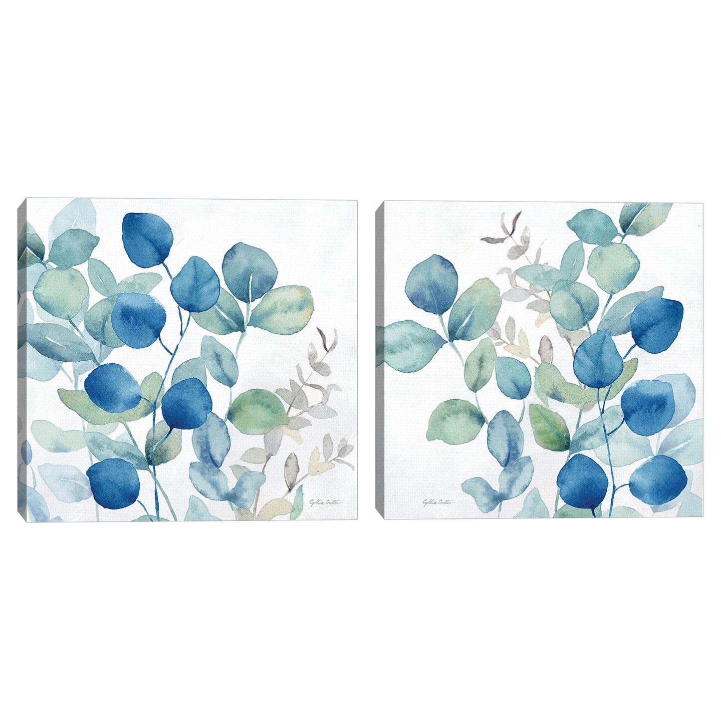 Hojas de eucalipto navy I - Cynthia Coulter
