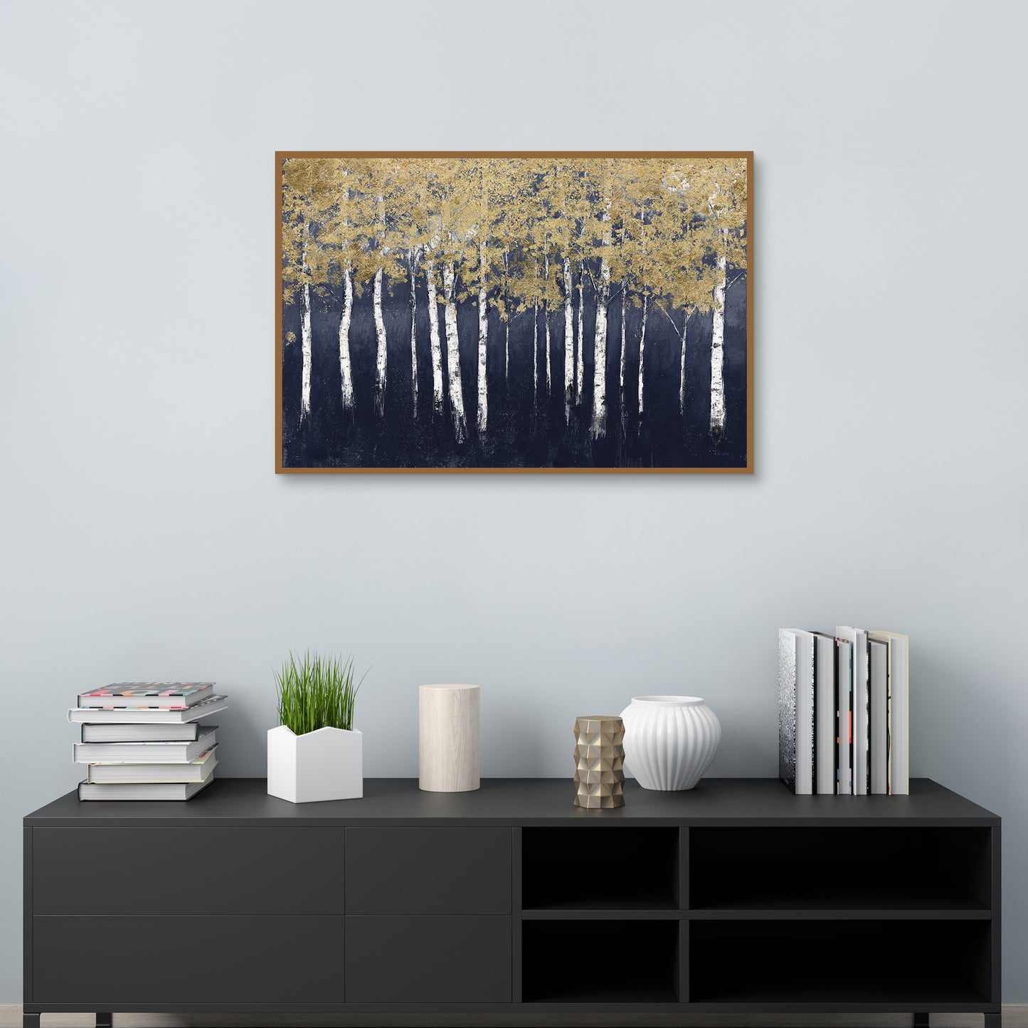 Bosque brillante índigo - James Wiens