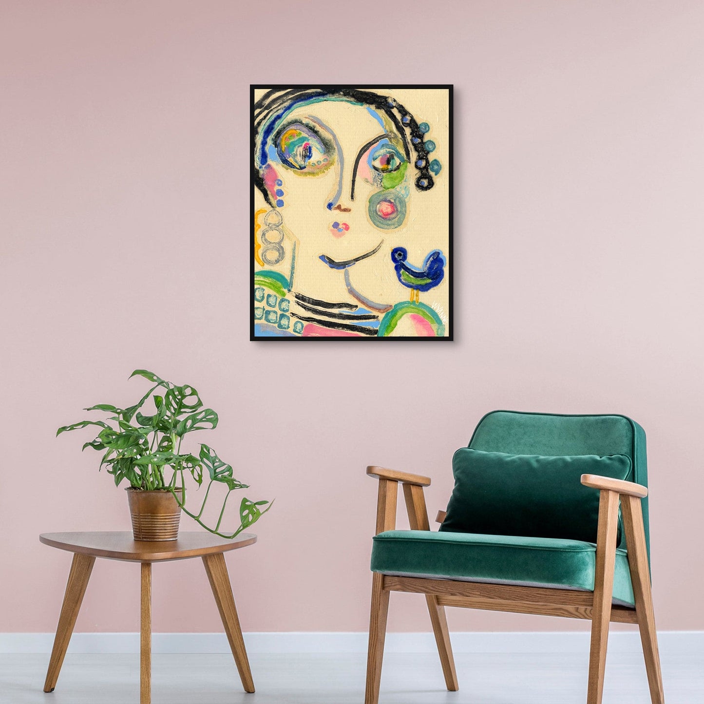 Pájaro azul en mi hombro - Wyanne