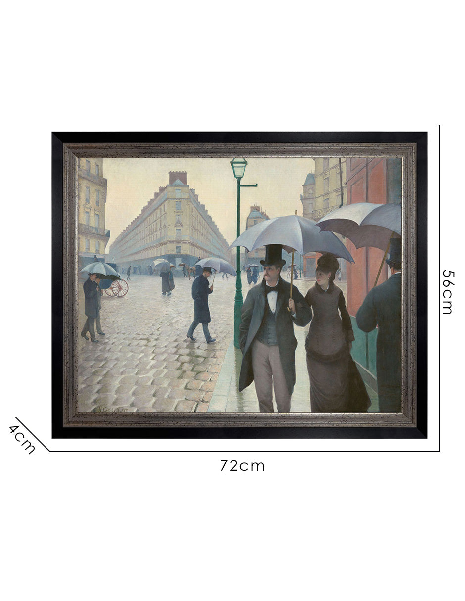Día Lluvioso en París - Gustave Caillebotte