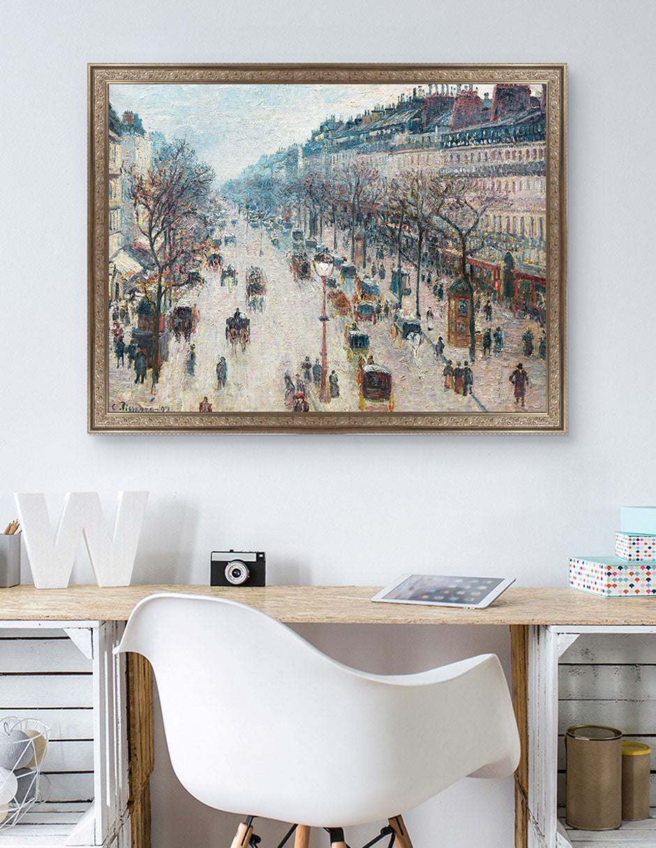 Boulevard Montmartre - Camille Pissarro