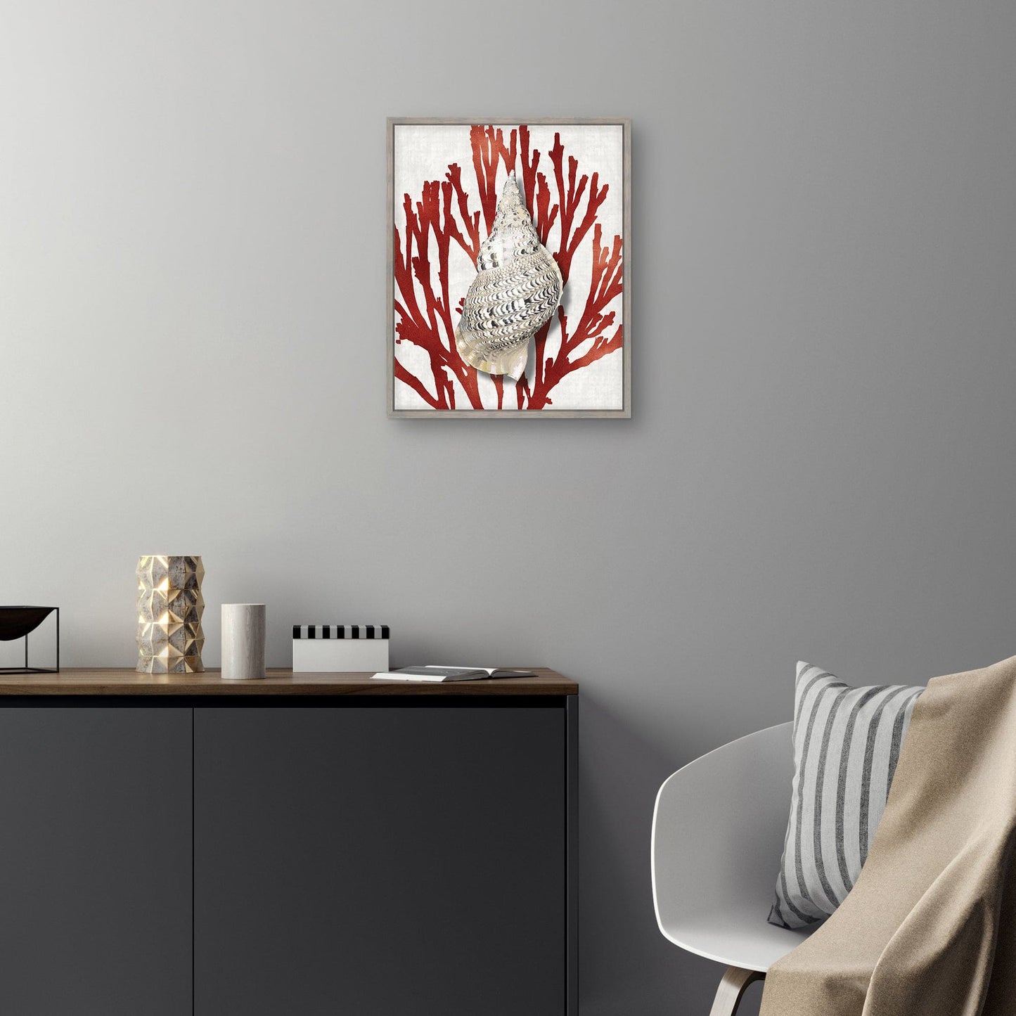 Concha Coral Rojo - Caroline Kelly
