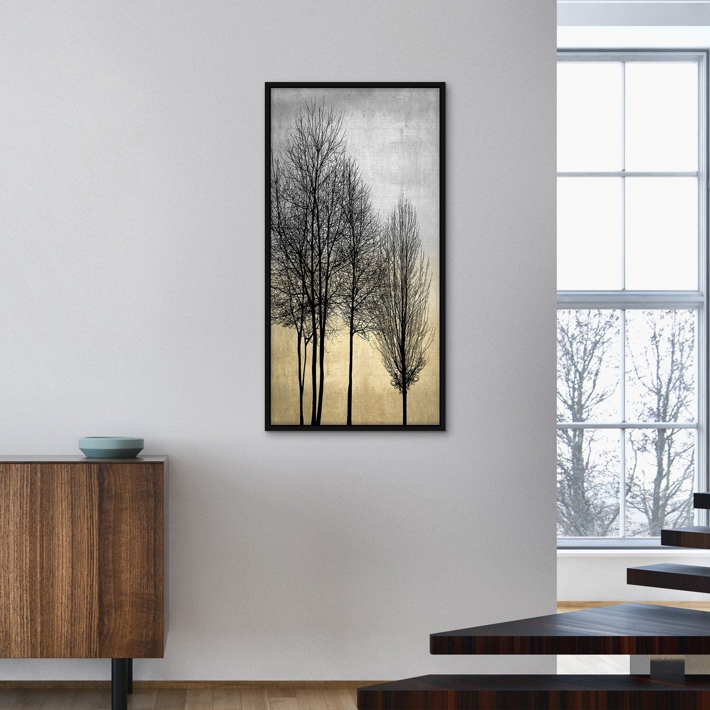 Arboles en plata y oro - Kate Bennett