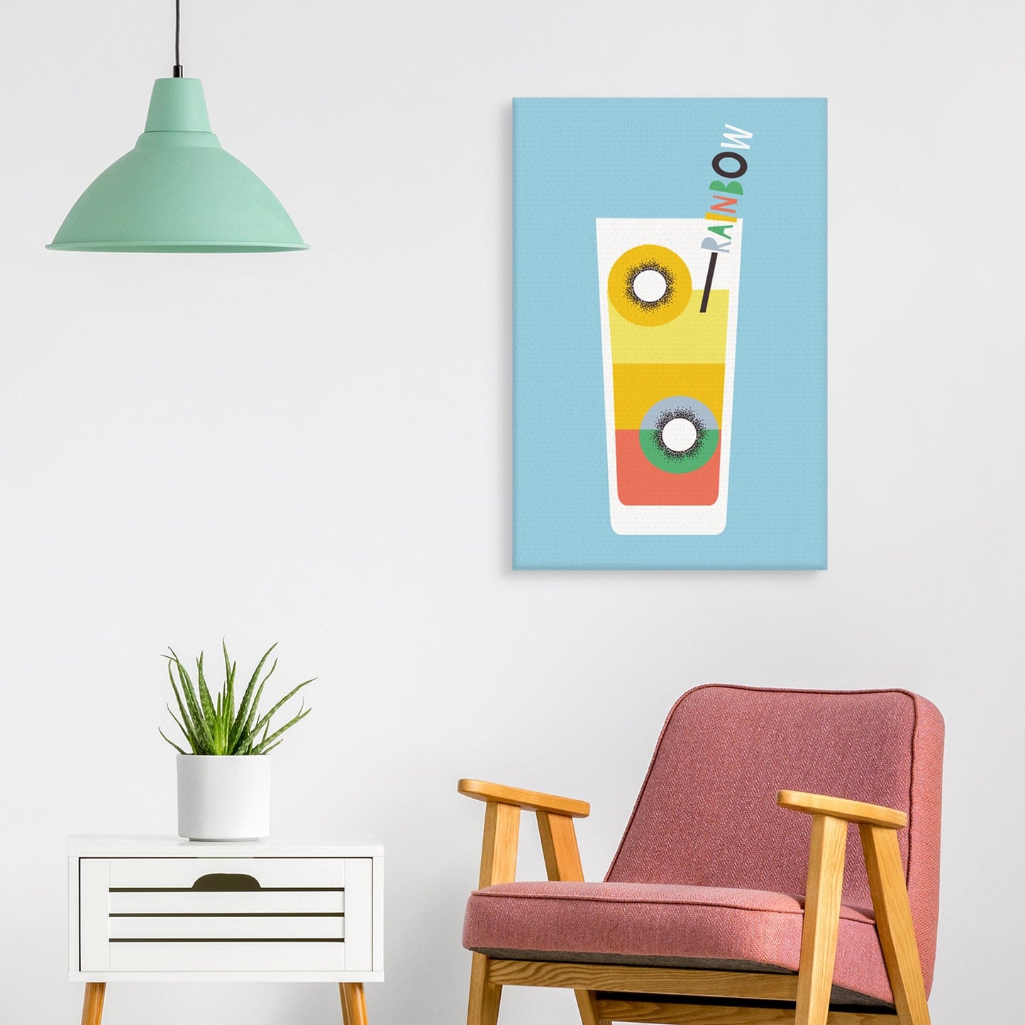 Elegante coctel Rainbow - Sophie Ledesma