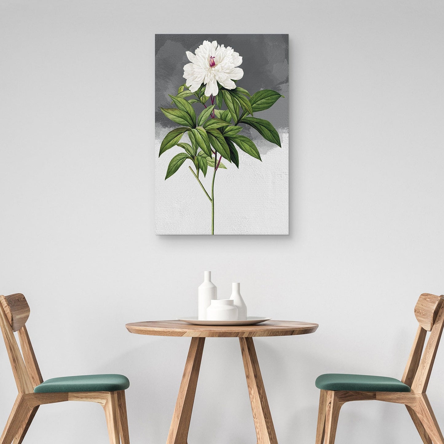 Peonía blanca gris - Design Lab