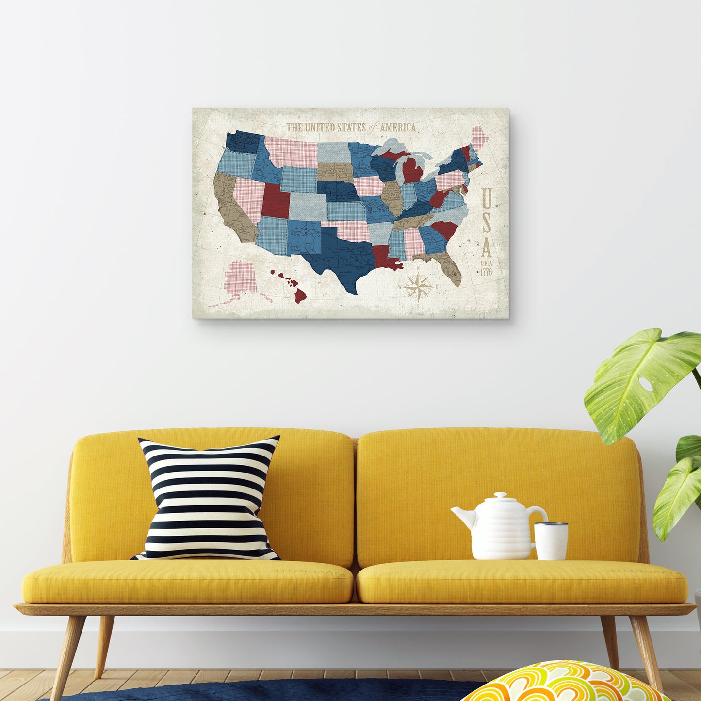 USA Modern Vintage Blue - Michael Mullan