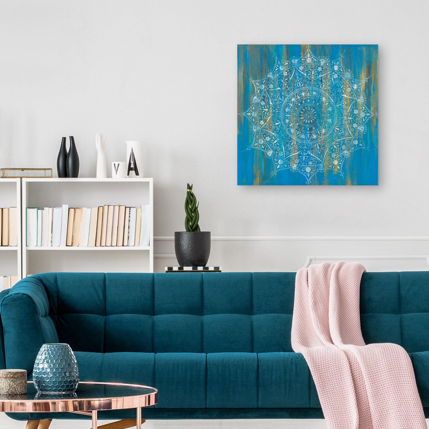 Indigo Mandala - Willowbrook Fine Art
