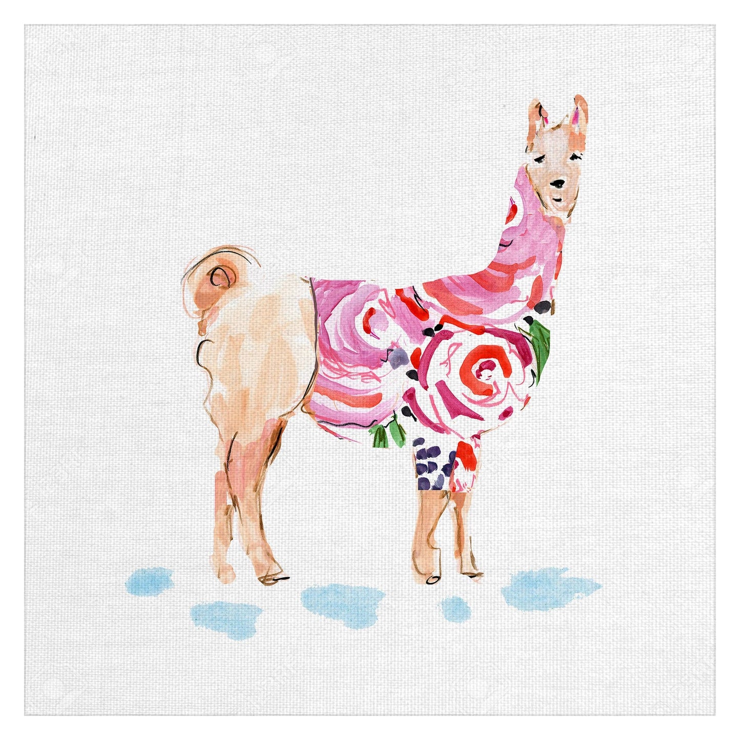 Floral Llama - Beth Briggs