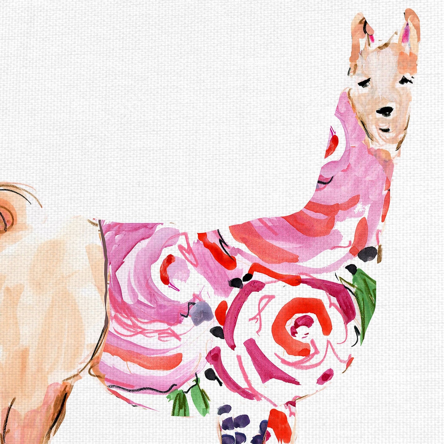 Floral Llama - Beth Briggs