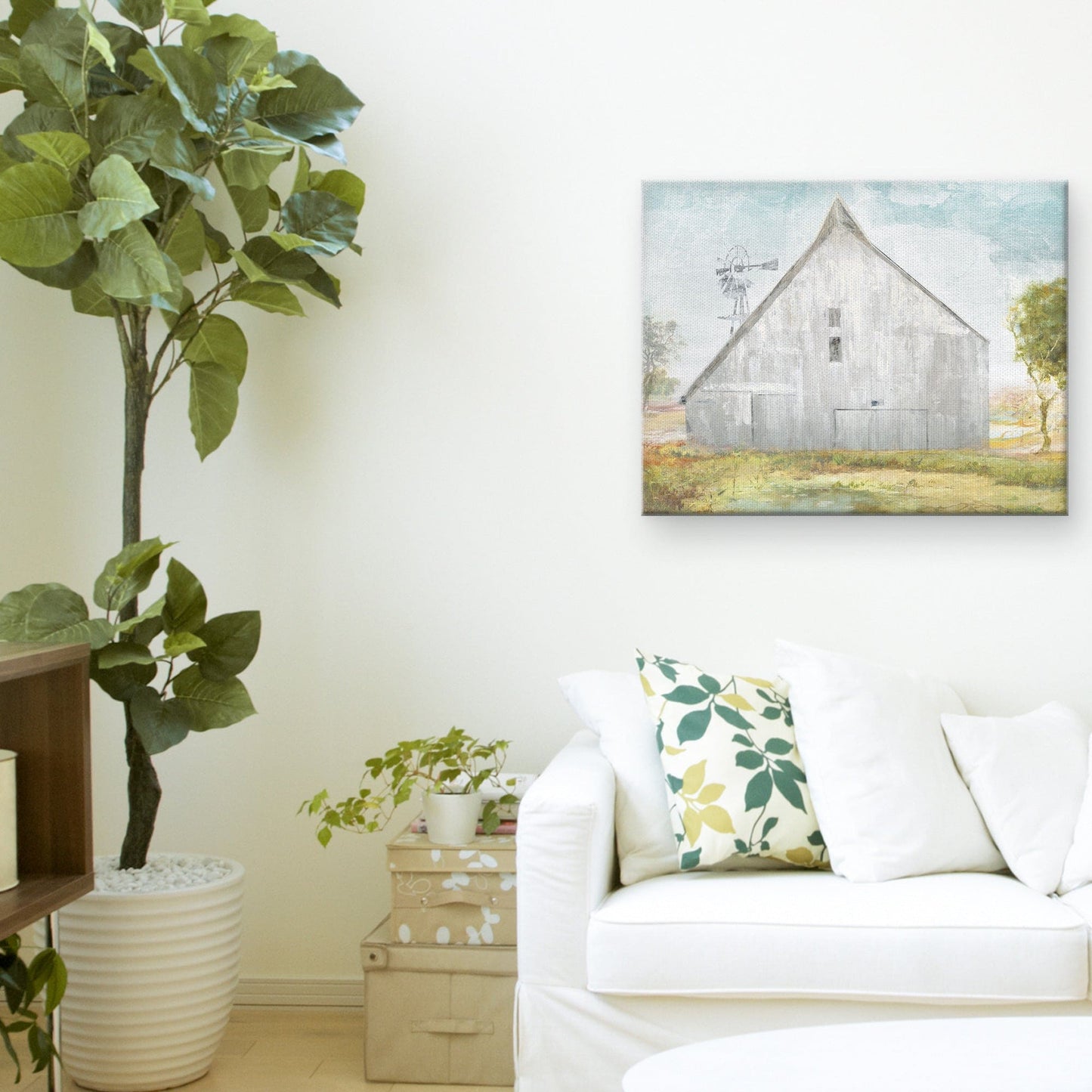 Gran granero gris - Willowbrook Fine Art