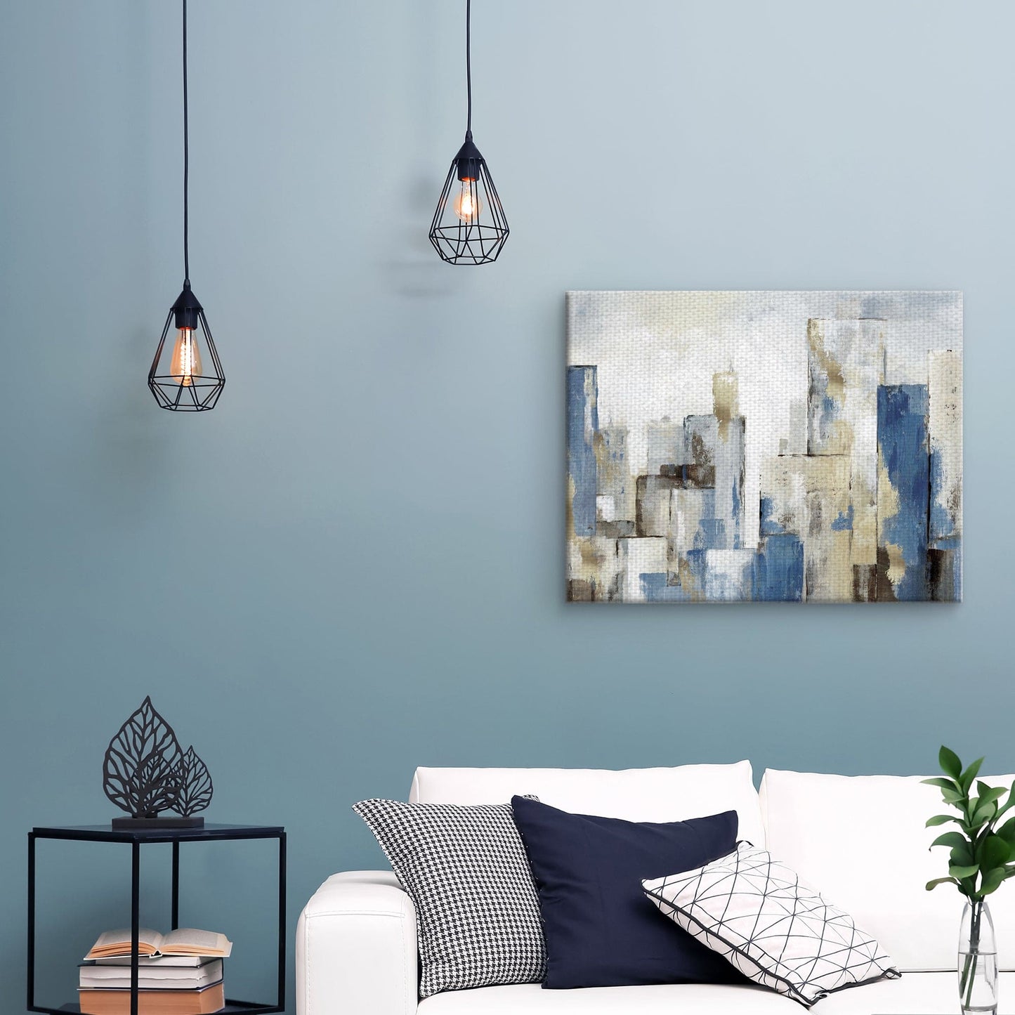 Azul de la ciudad II Luz - Nan