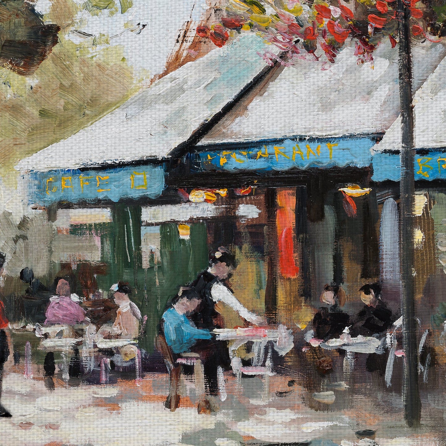 Paris Teal II - E. Anthony Orme