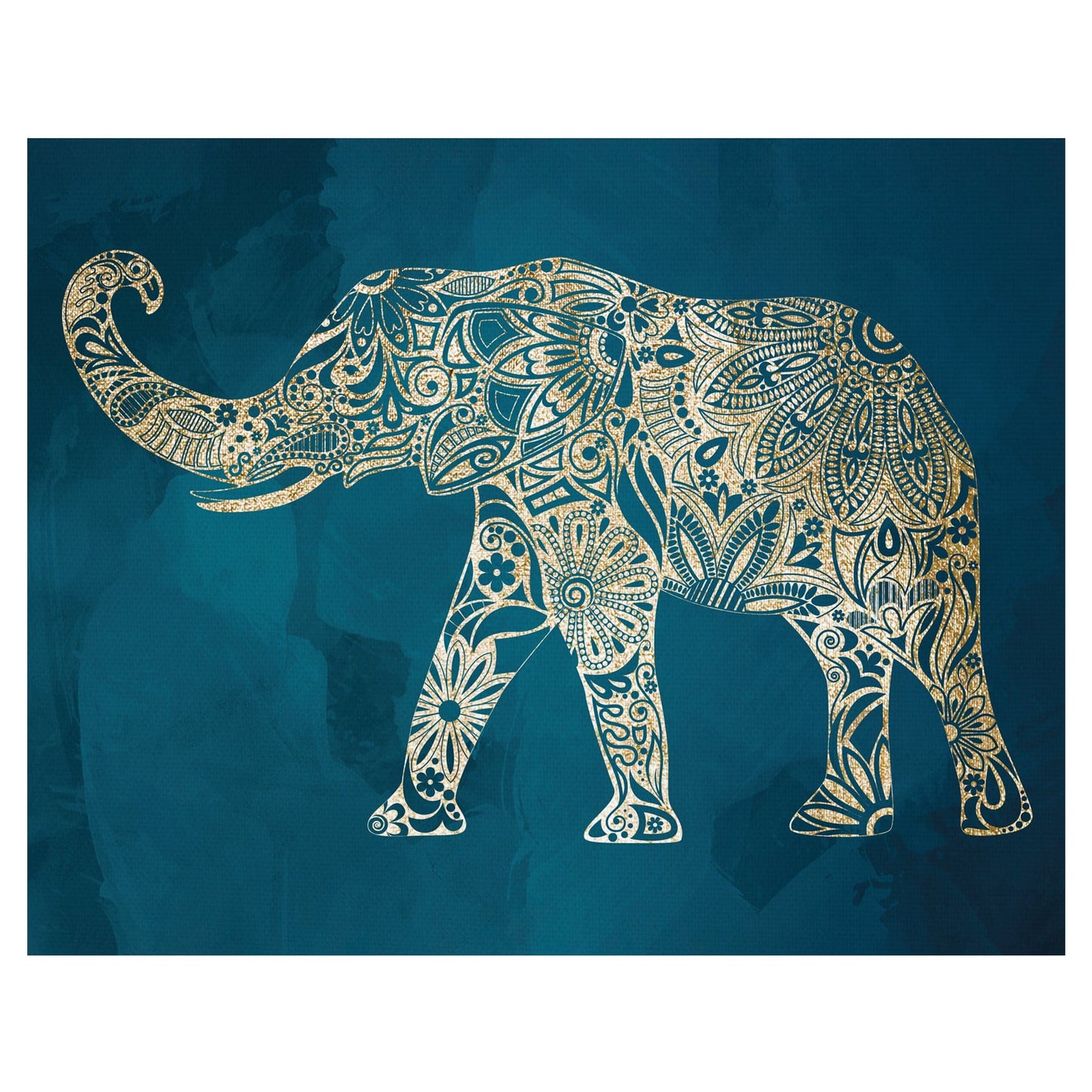 Elefante de oro - Willowbrook Fine Art