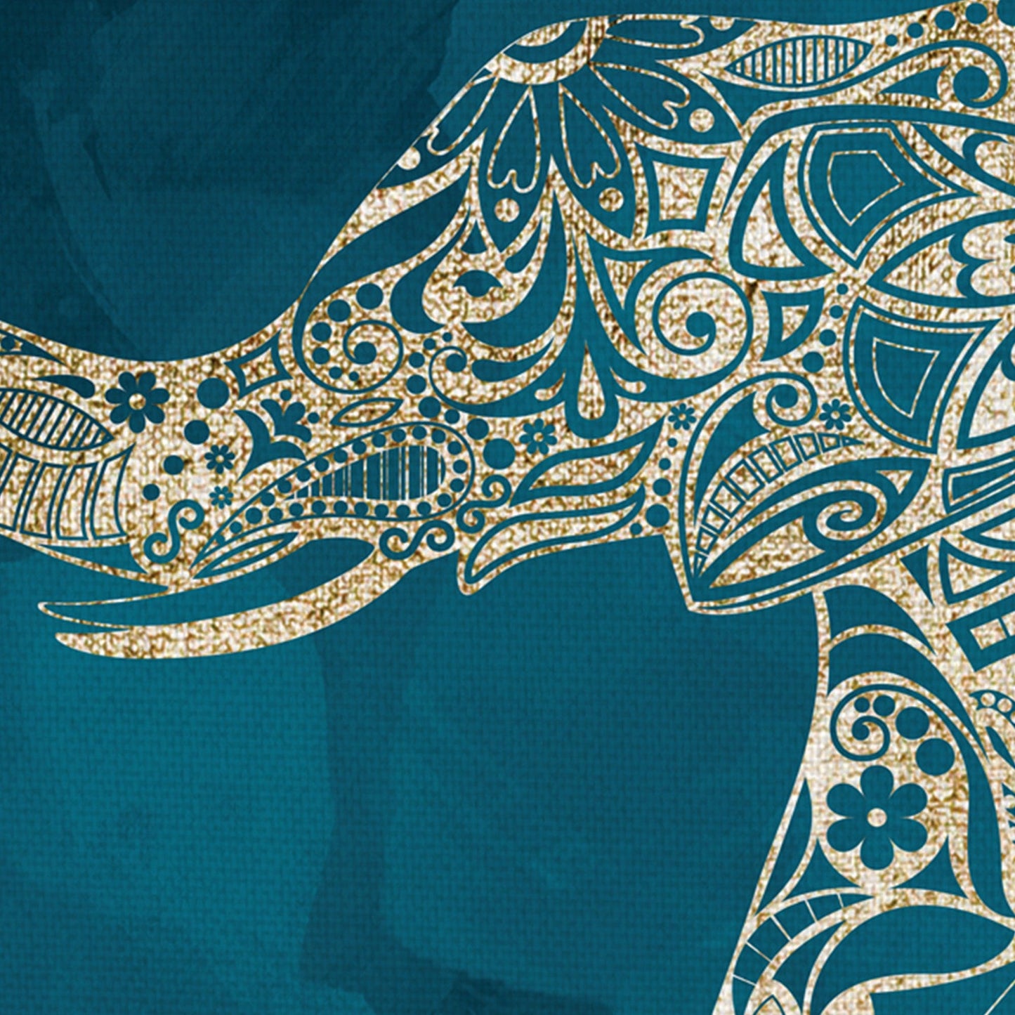 Elefante de oro - Willowbrook Fine Art