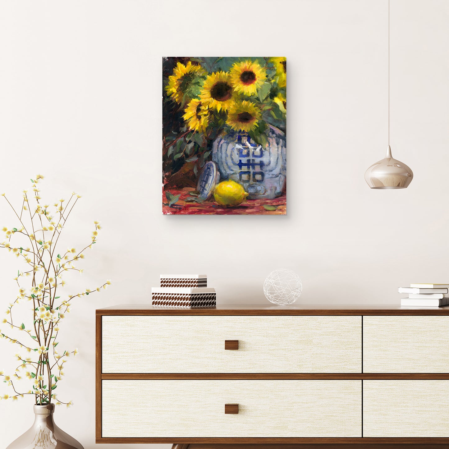 Bodegón de girasoles - Geoff Allen