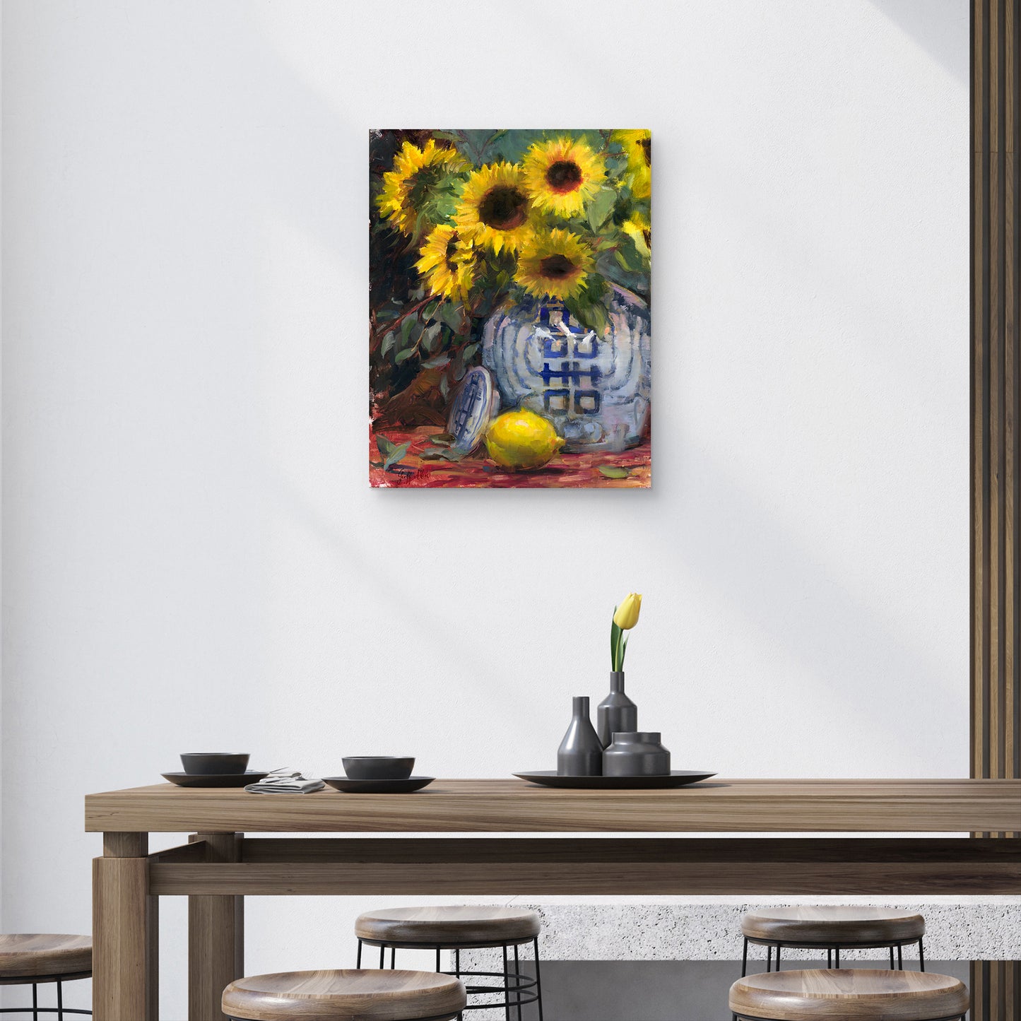 Bodegón de girasoles - Geoff Allen