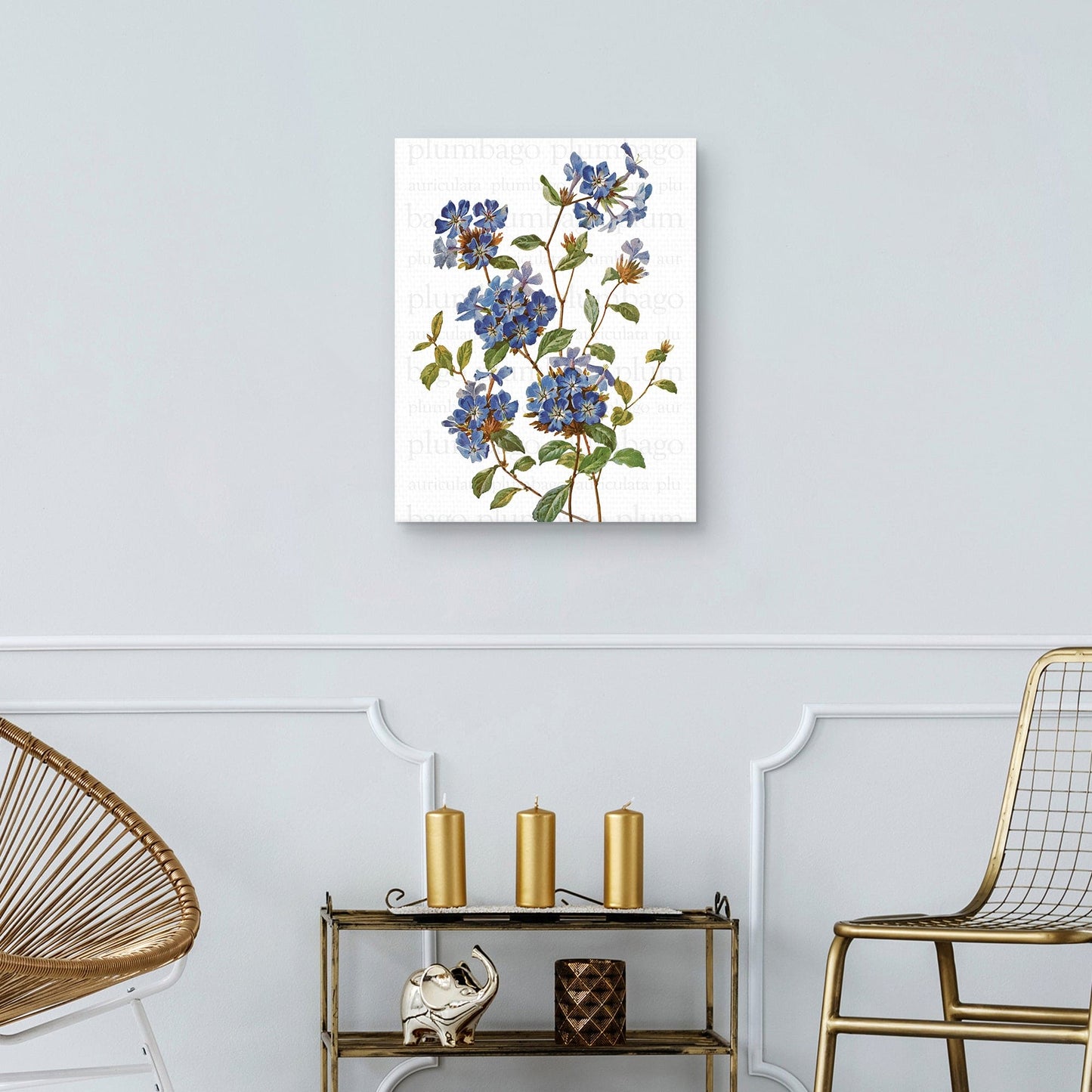 Texto de Plumbago chino - Design Lab