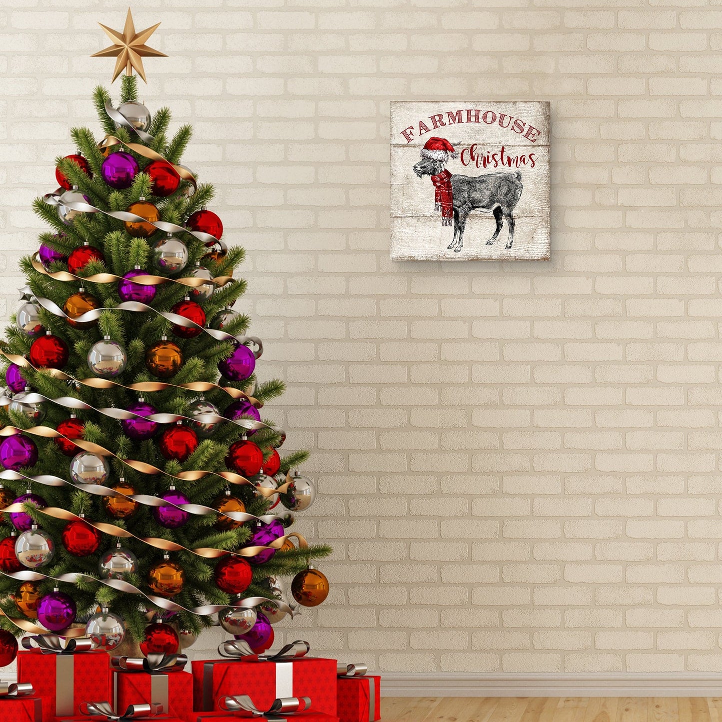 Granja Cabra de Navidad - Deborah Bown