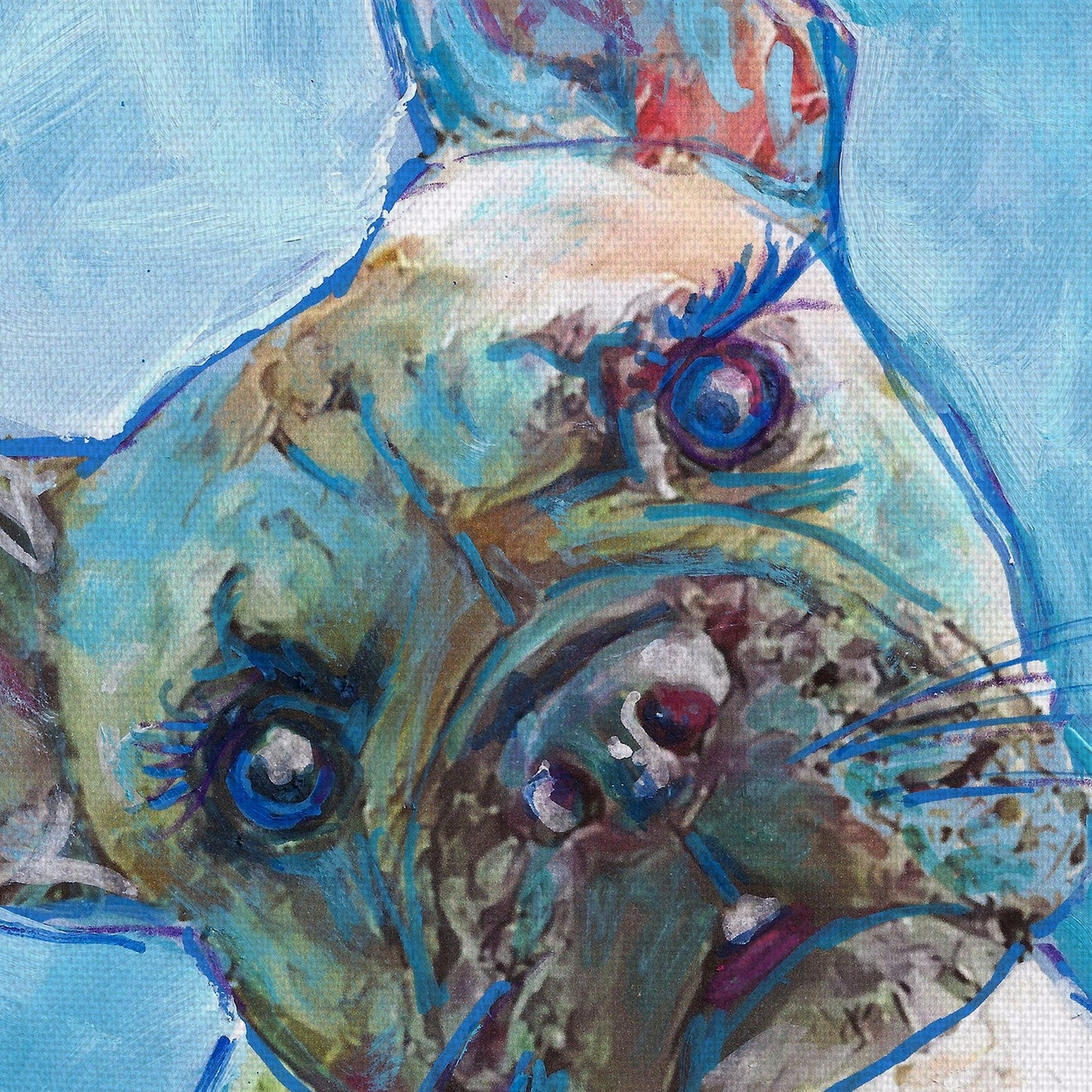 Bulldog Francés Cachorro Azul - Freeman Newport