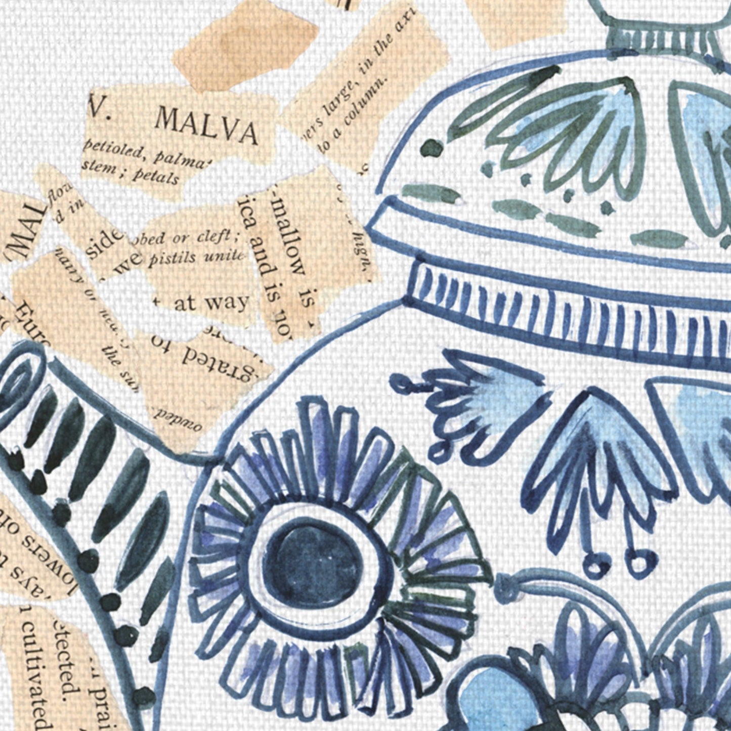 Hervidor de té azul - Sharon Nullmeyer