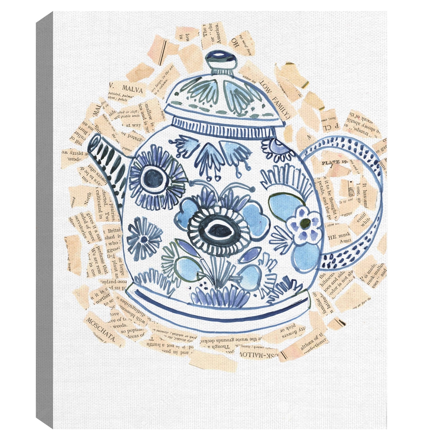 Hervidor de té azul - Sharon Nullmeyer