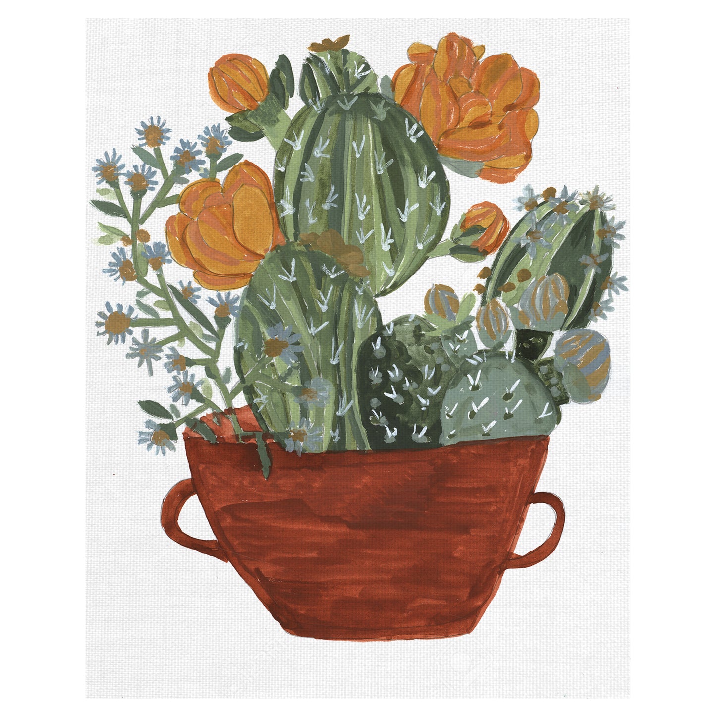 Colores del desierto de cactus I - Sharon Nullmeyer