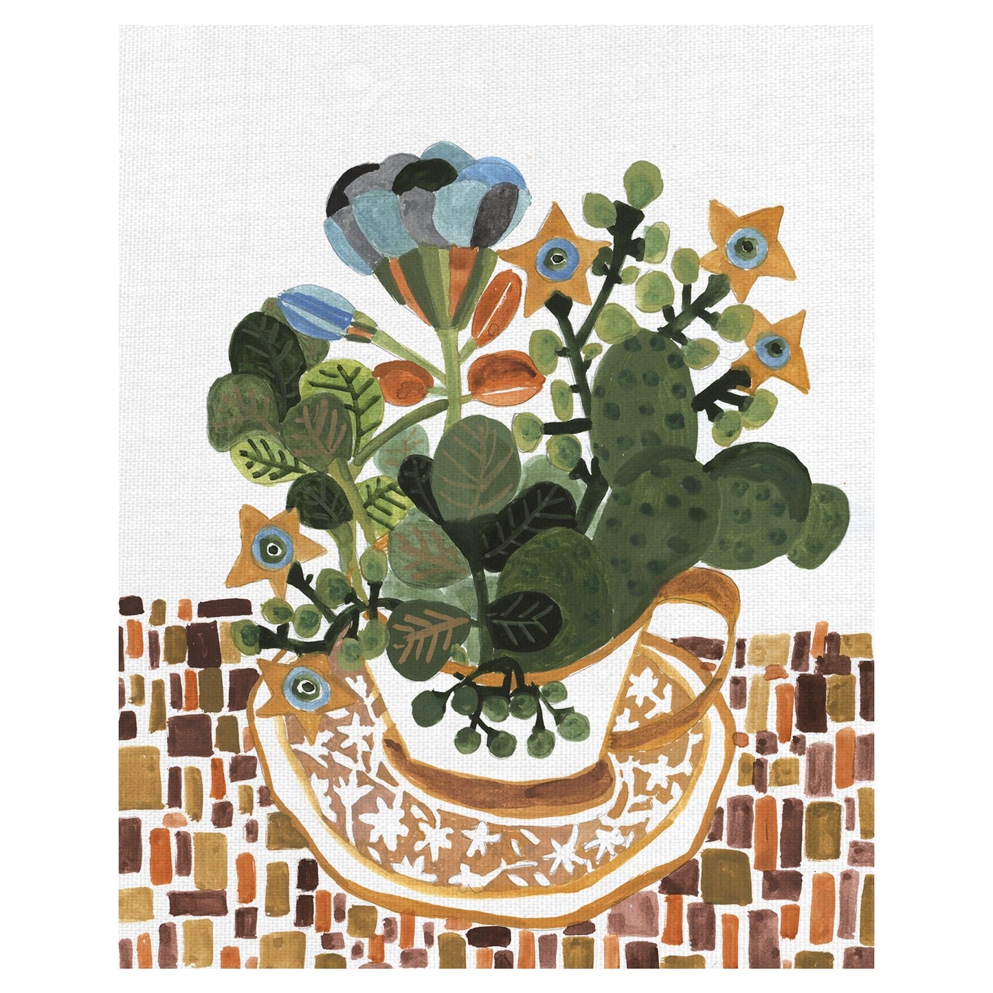 Colores del desierto de cactus II - Sharon Nullmeyer