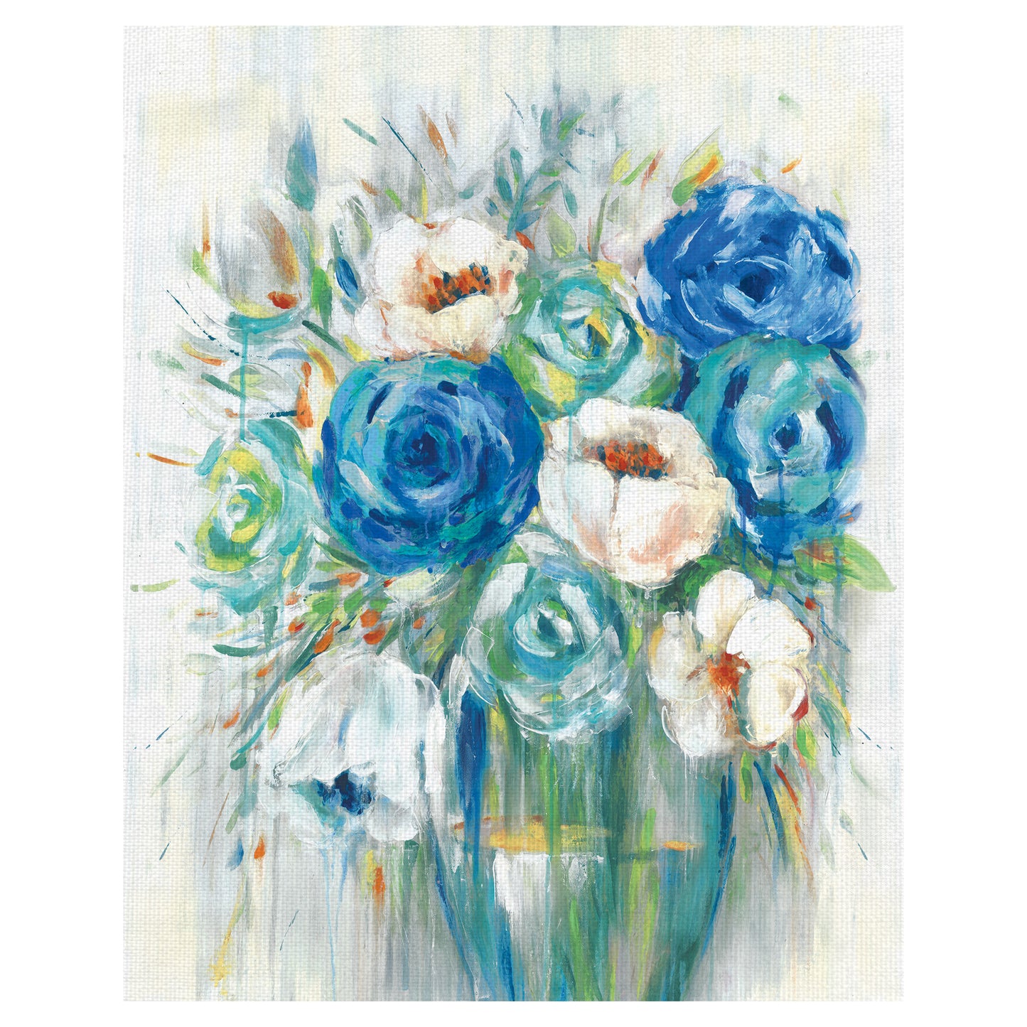 Ramo de cobalto - Willowbrook Fine Art