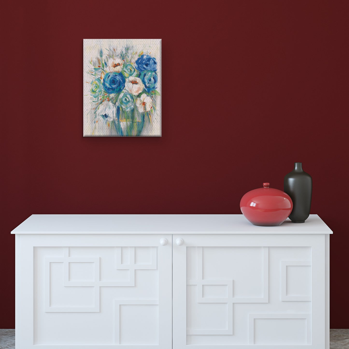 Ramo de cobalto - Willowbrook Fine Art