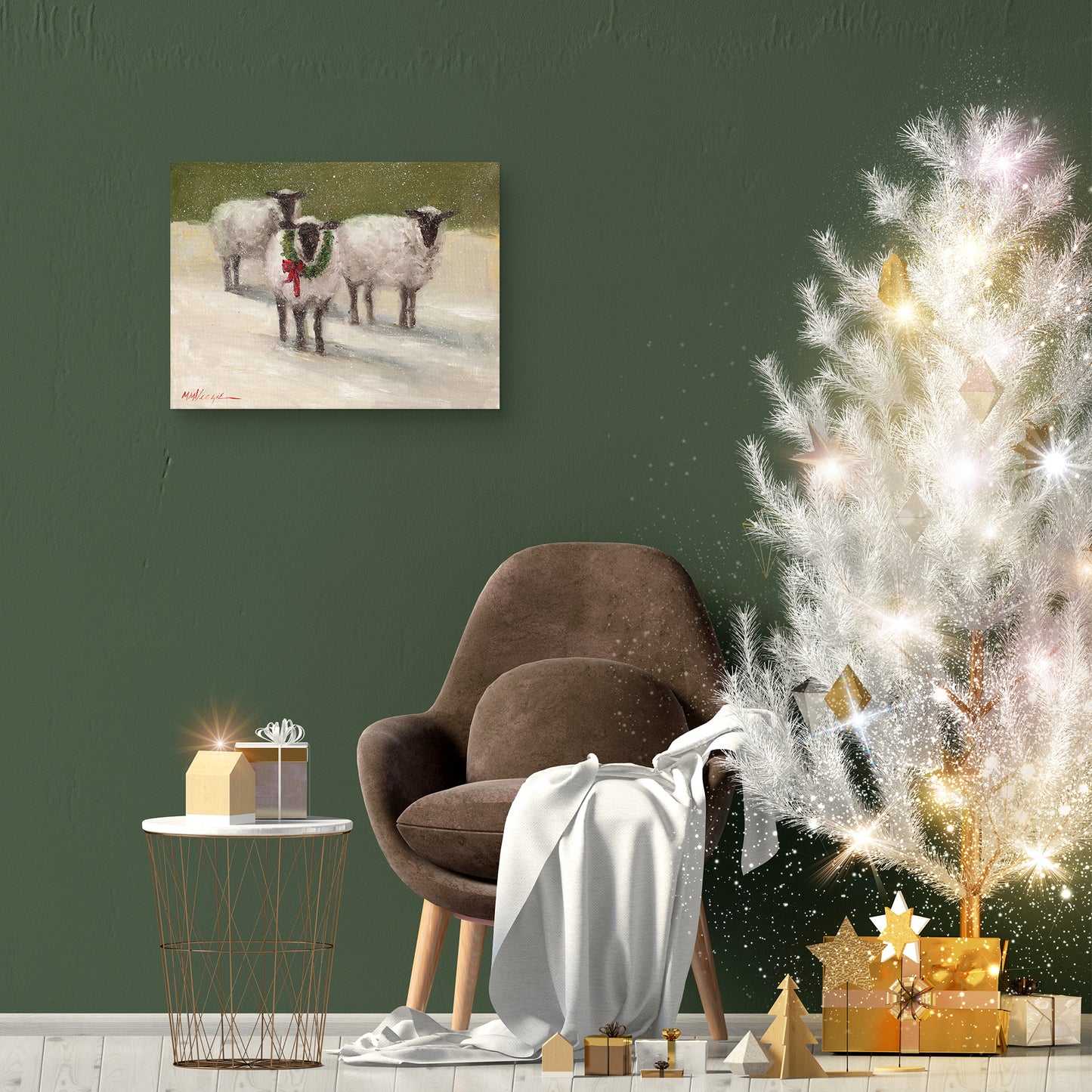 Corderos con corona - Mary Miller Veazie