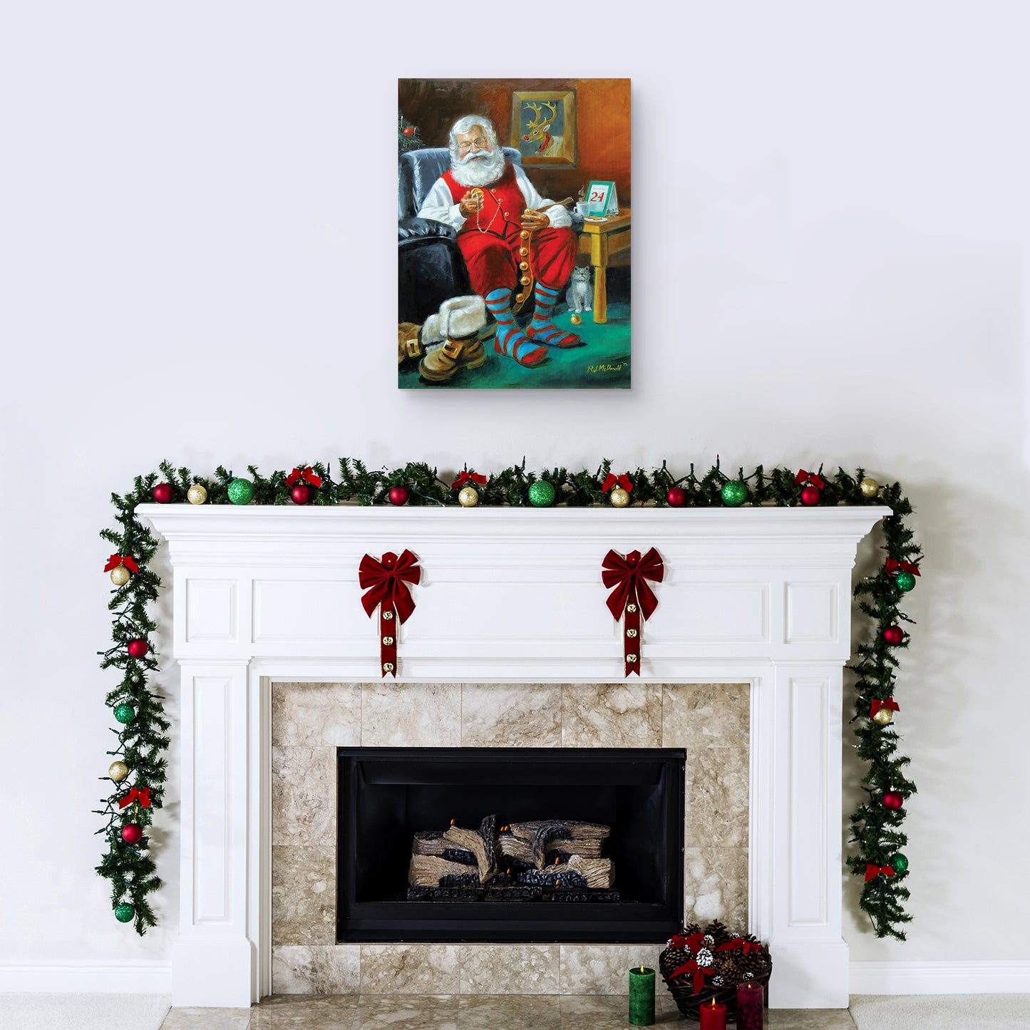 Santa en la silla - RJ McDonald