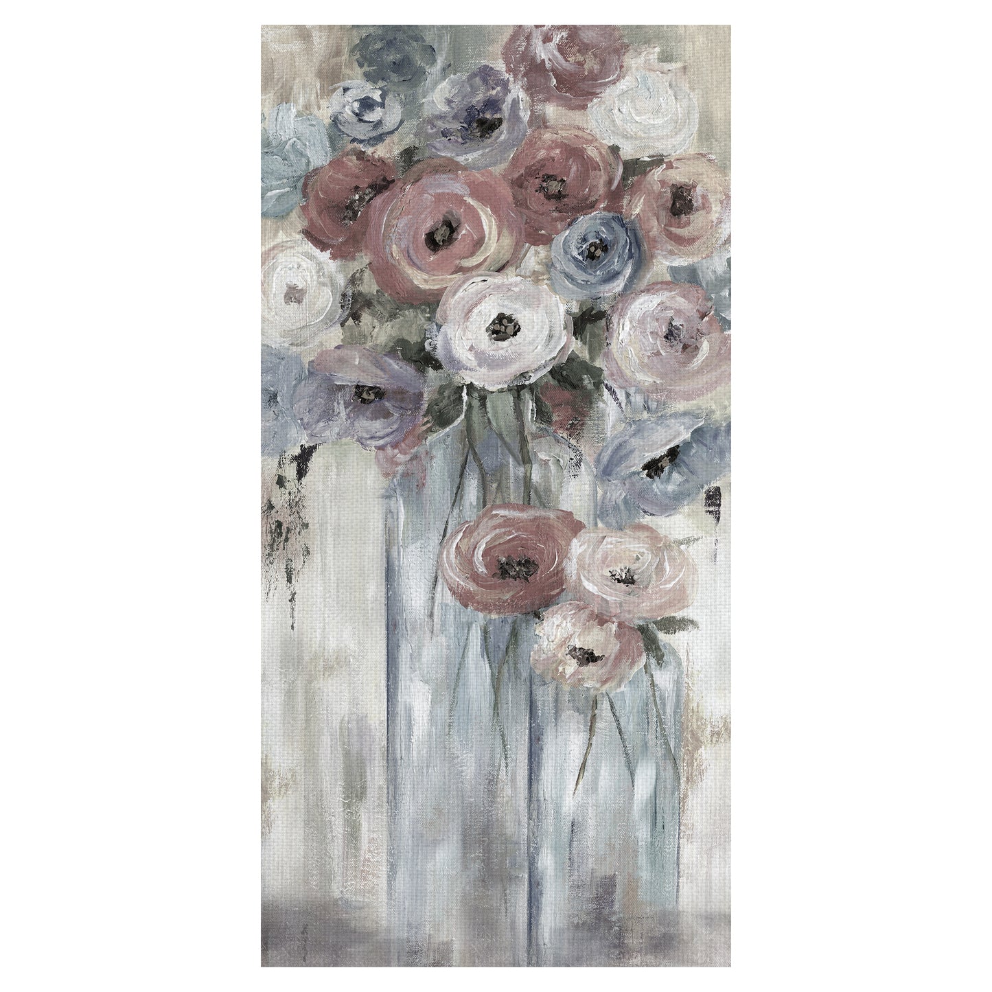 Botellas y flores suaves - Nan