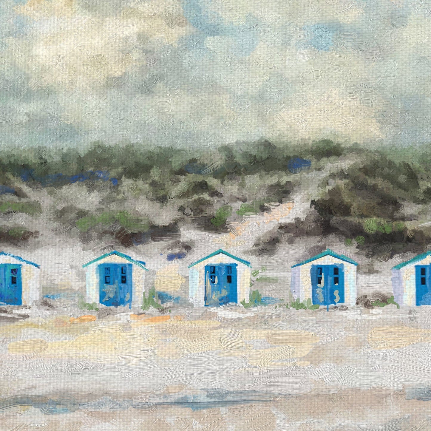 Cabañas al amanecer - Studio Arts