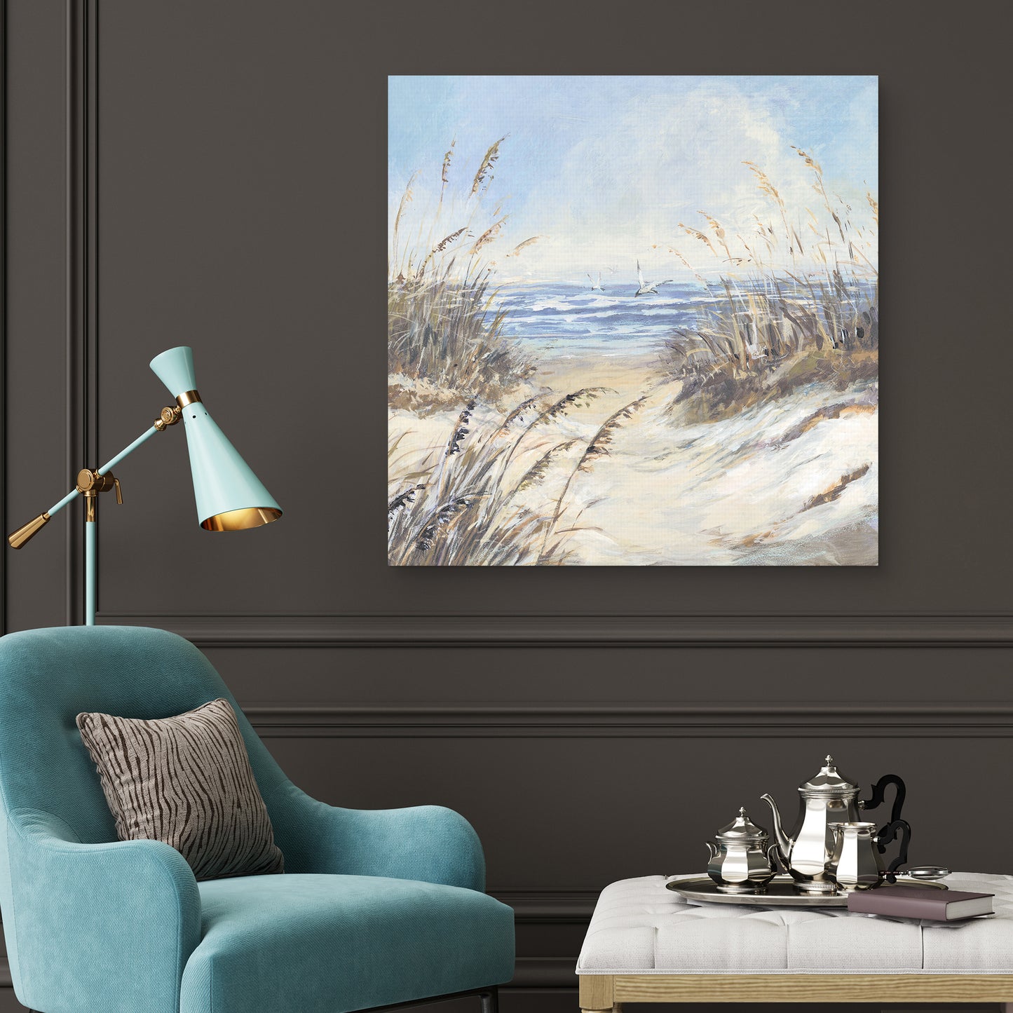 Gaviotas de hierba de playa - Susan Winget