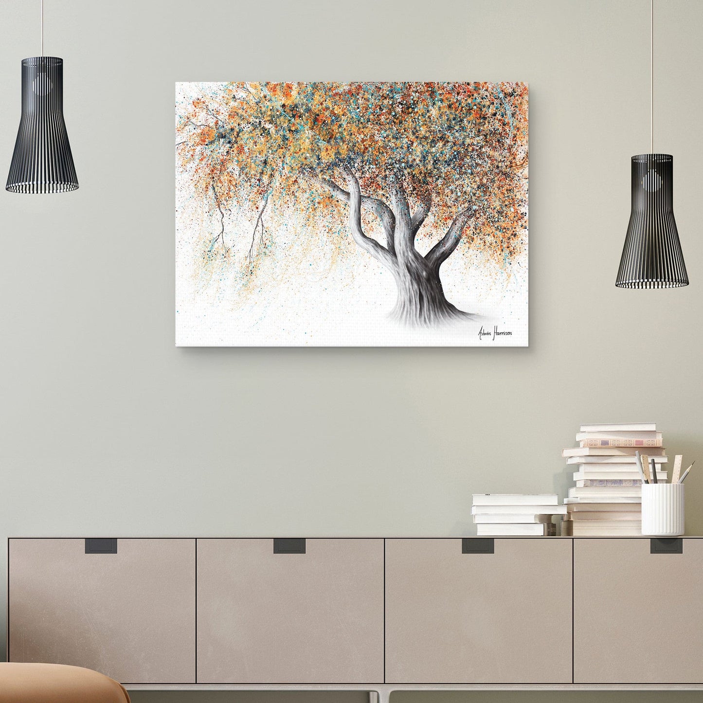 Arbol otoñal oxidado - Ashvin Harrison