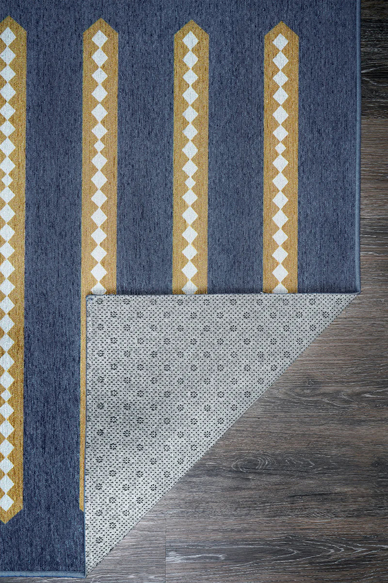 Alfombra lavable Dash and Dot Indigo Camel