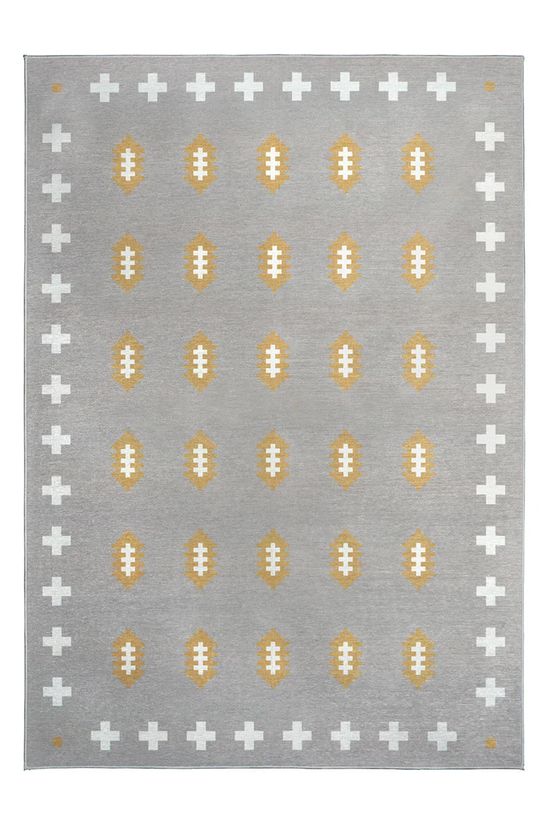 Alfombra lavable de hongos de tejido nórdico