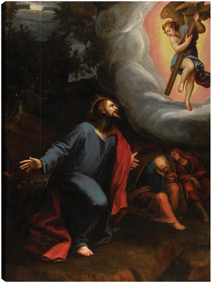 Cristo en el Huerto de Getsemaní - Juan Sariñena - PUBLIC DOMAIN