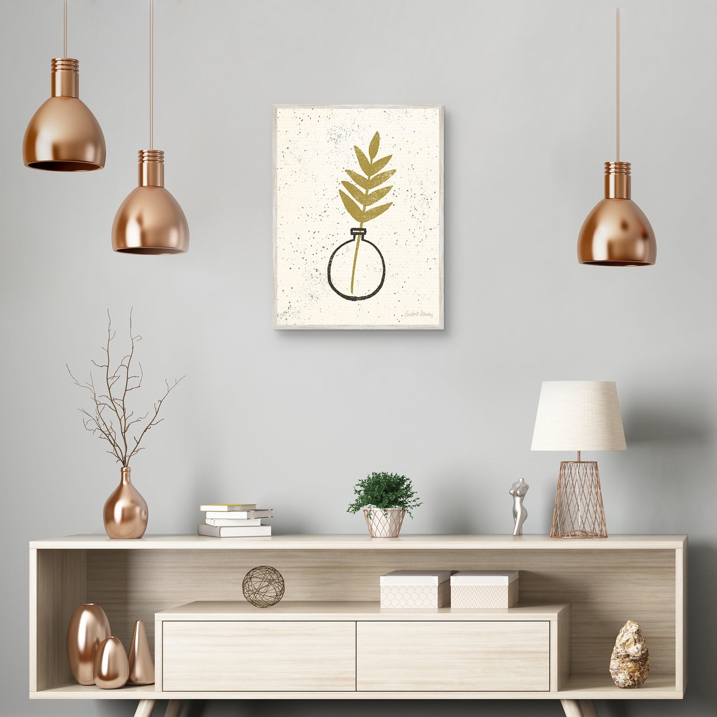 Jarron de bulbo de rama - Pauline Stanley