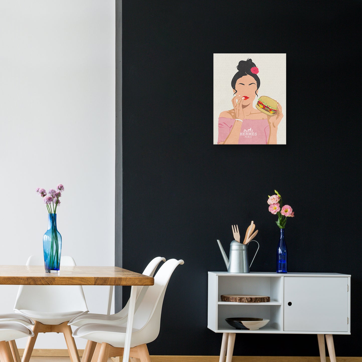 Chica de Hamburguesa - CAG Art