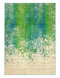 Tapete Decorativo lavable Hazel Chevron verde azulado
