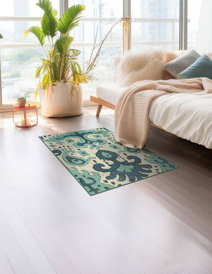 Tapete Decorativo Lavable Ocre Ikat