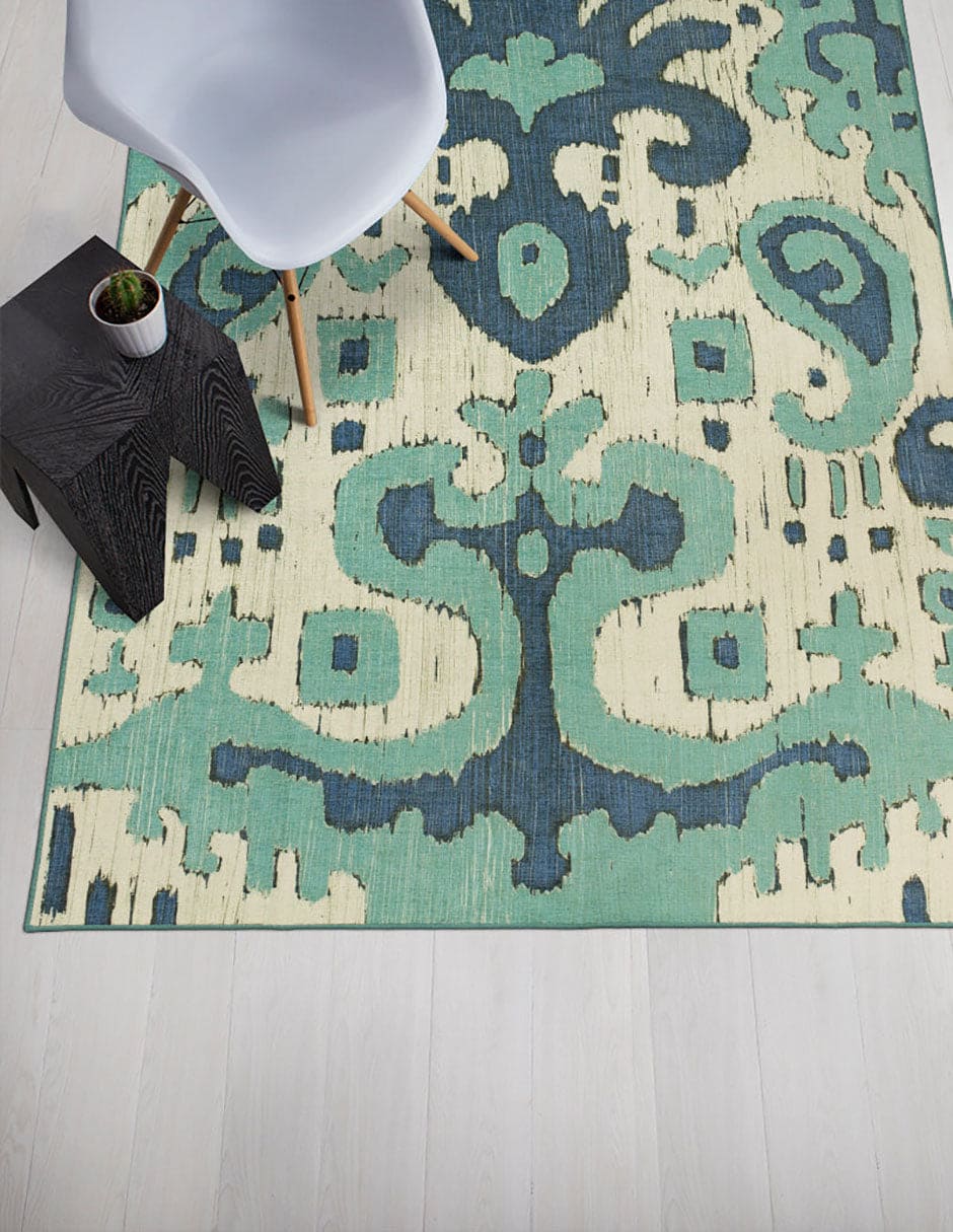 Tapete Decorativo Lavable Ocre Ikat