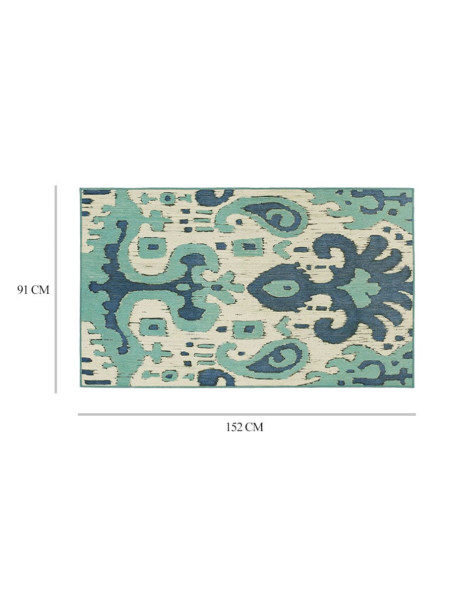 Tapete Decorativo Lavable Ocre Ikat