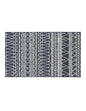 Tapete Decorativo lavable Chelsea Tribal Aztec en gris oscuro
