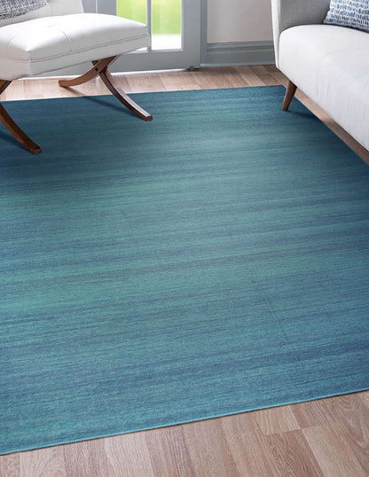 Tapete Decorativo Lavable Azul Sólido