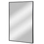 Espejo de pared moderno rectangular con marco de metal delgado